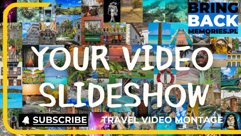 Slide show video montage - Vacation video editing